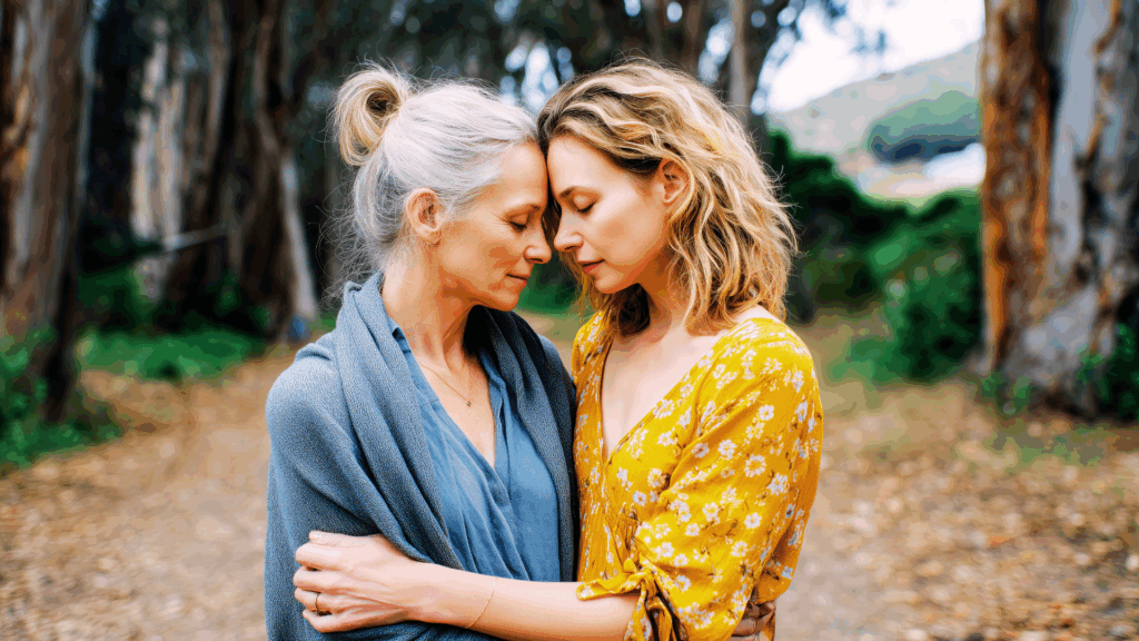 Frauen Umarmung, Co-Regulation